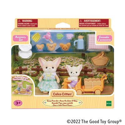 SUNNY PICNIC FENNEC FOX SISTER &amp; BABY BROTHER