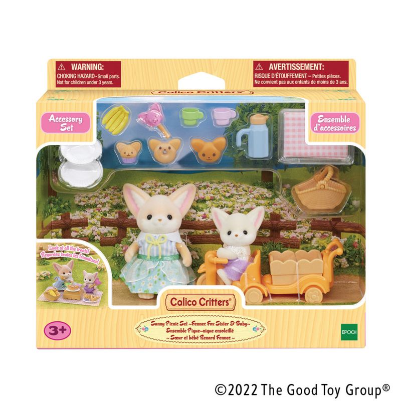 SUNNY PICNIC FENNEC FOX SISTER &amp; BABY BROTHER
