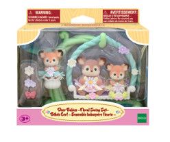 DEER BABIES FLORAL SWING SET