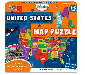 US MAP PUZZLE
