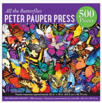 ALL THE BUTTERFLIES 500 PC