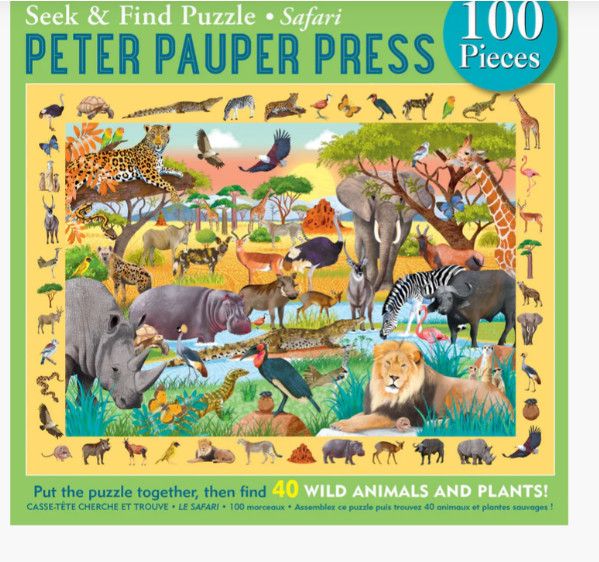 SAFARI SEEK &amp; FIND 100 PC