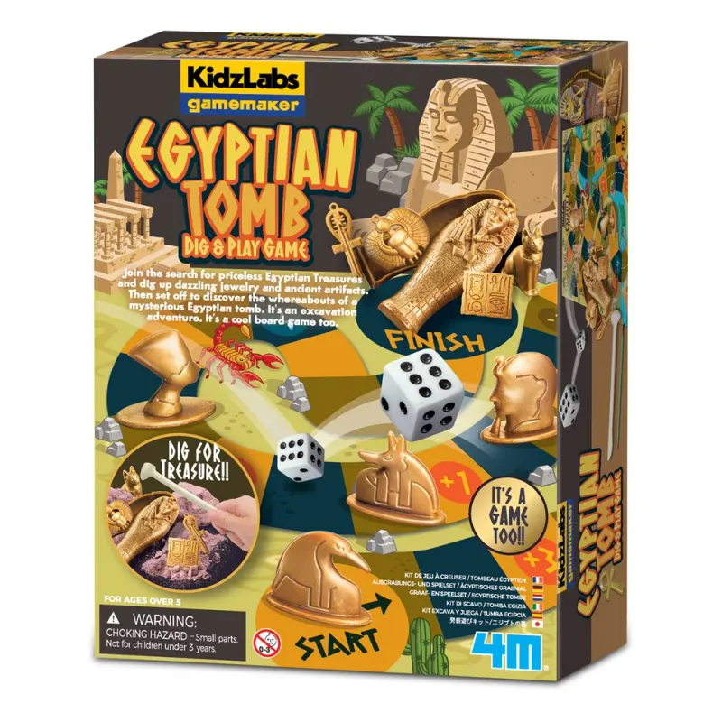 GAMEMAKER /EGYPTIAN TOMB DIG &amp; PLAY  GAME