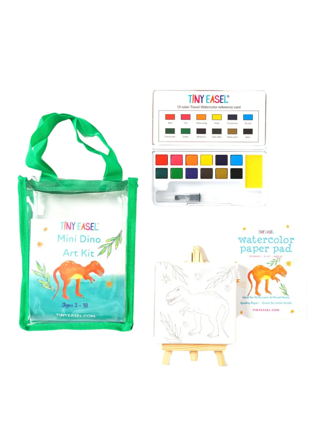 DINOSAUR MINI TINY EASEL SET
