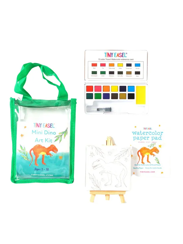 DINOSAUR MINI TINY EASEL SET