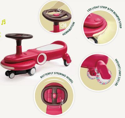 WIGGLE &amp; GIGGLE CAR RED
