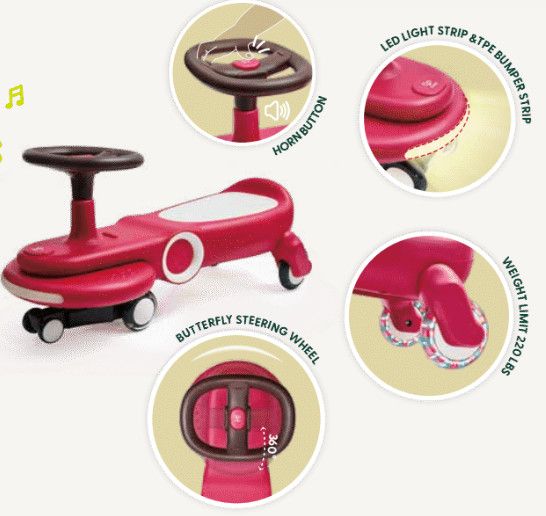 WIGGLE &amp; GIGGLE CAR RED