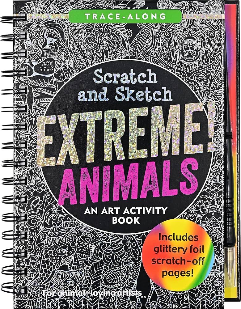 EXTREME! ANIMALS SCRATCH AND SKETCH
