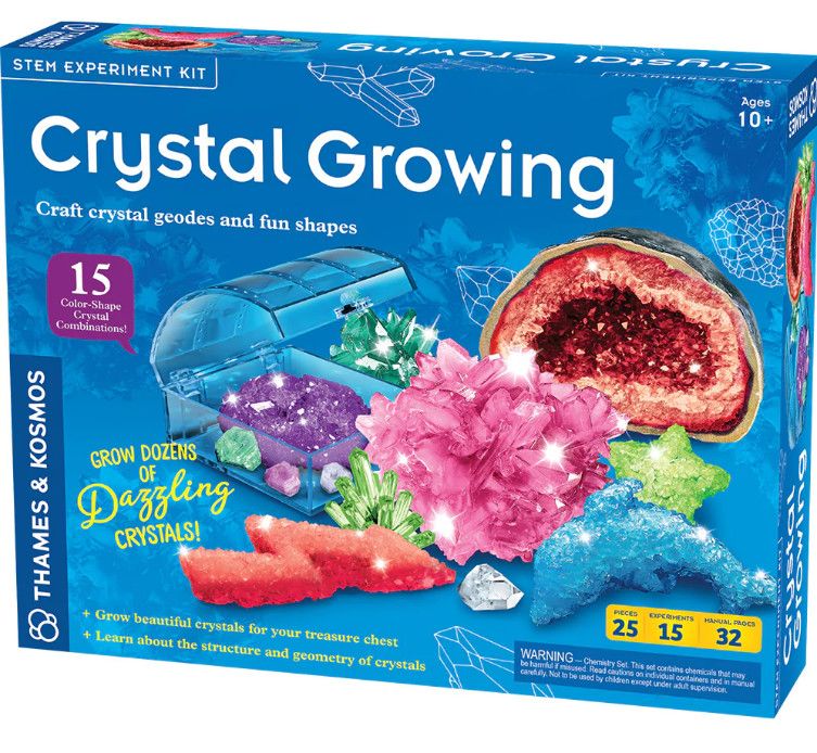 CRYSTAL GROWING LIGHT BLUE BOX