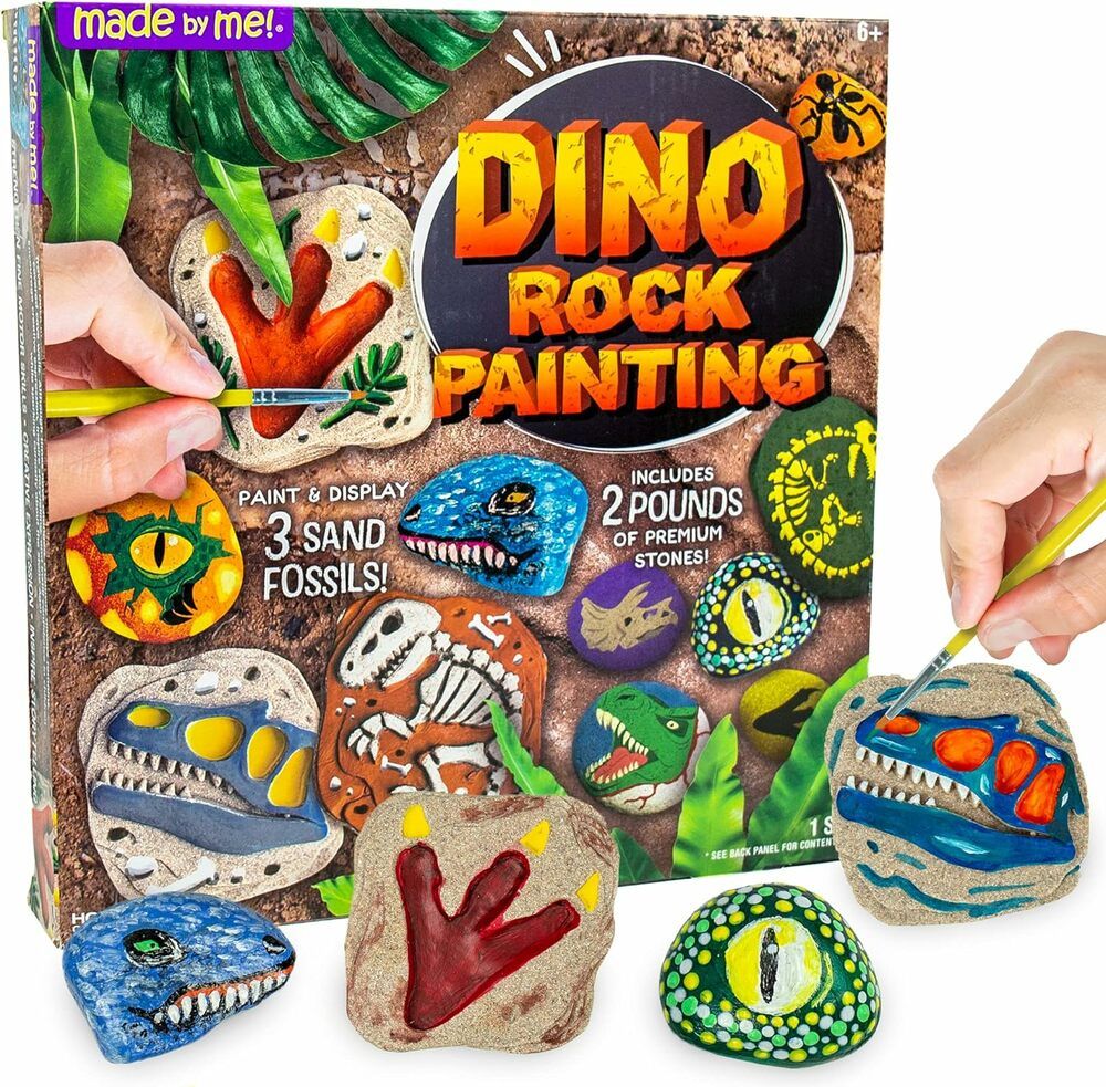 DINO ROCK PAINTING