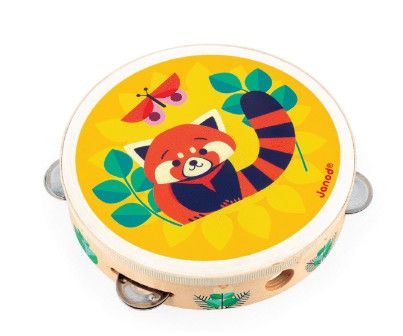 TAMBOURINE- TIGER OR RED PANDA