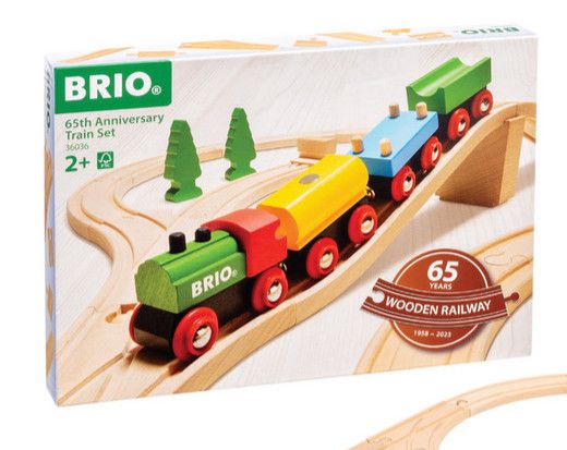 BRIO 65TH ANNIVERSARY TRAIN SET