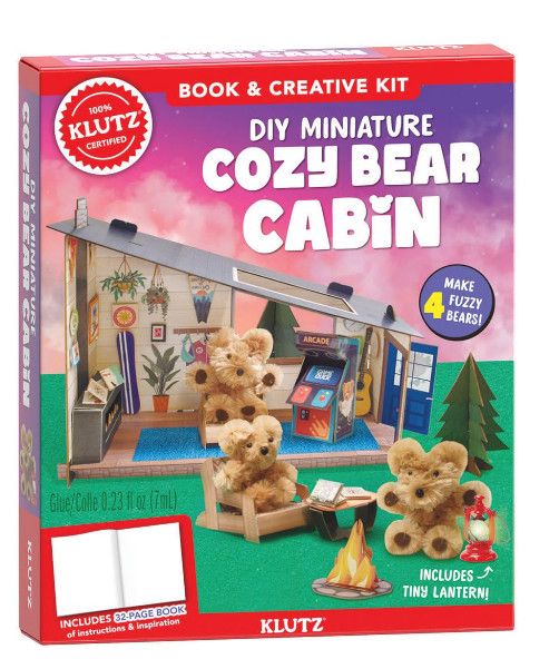 DIY MINI COZY BEAR COTTAGE.