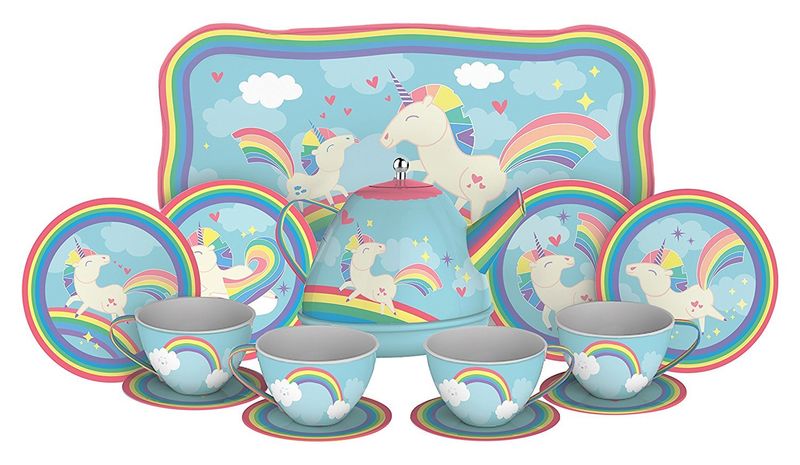 UNICORN TIN TEA SET