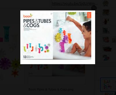 BOON PIPES TUBES COGS BATH TOY