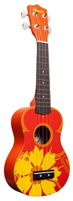 ORANGE FLOWER UKULELE