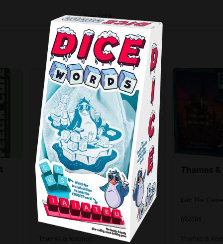 DICE WORDS GAME