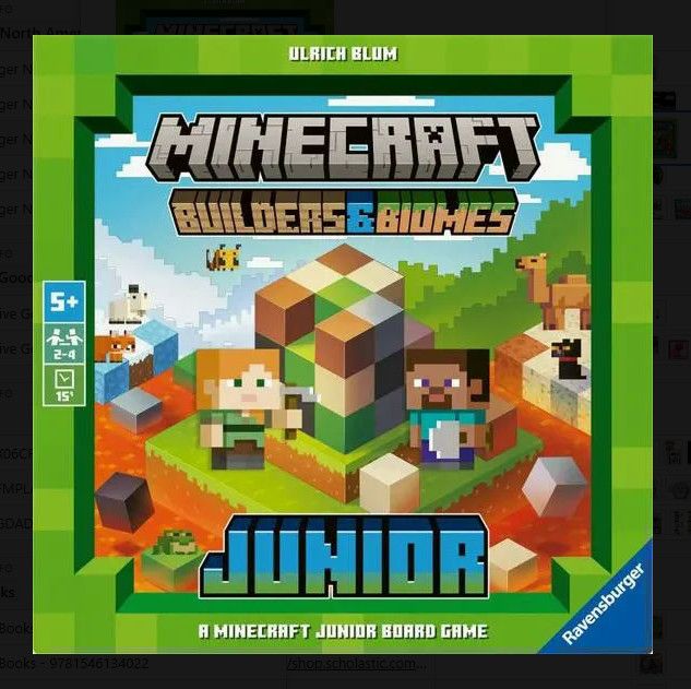 BUILDERS &amp; BIOMES MINECRAFT JUNIOR