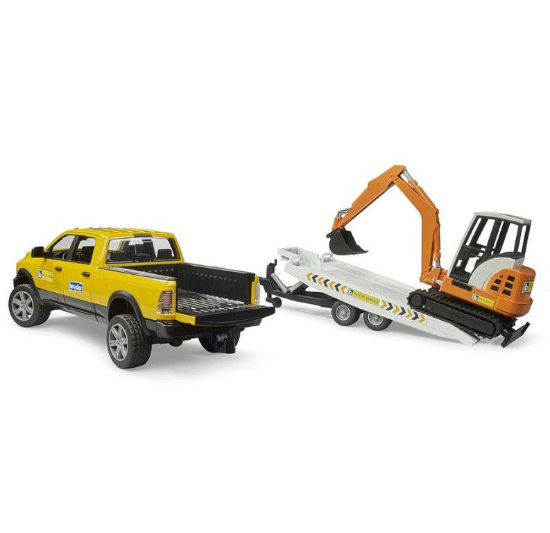RAM RENTAL SERVICE TRUCK W/MINI EXCAVATOR