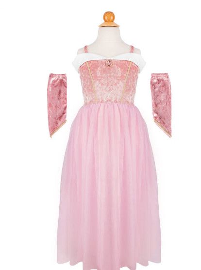 VELVETY SOFT SLEEPING SWEETHEART PRINCESS GOWN 5/6