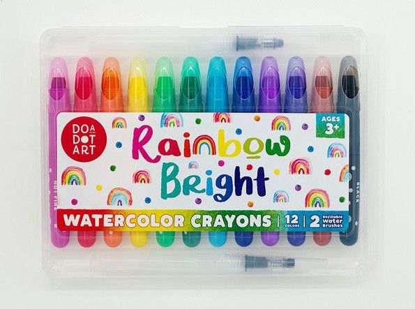 RAINBOW BRIGHT WATERCOLOR CRAYONS