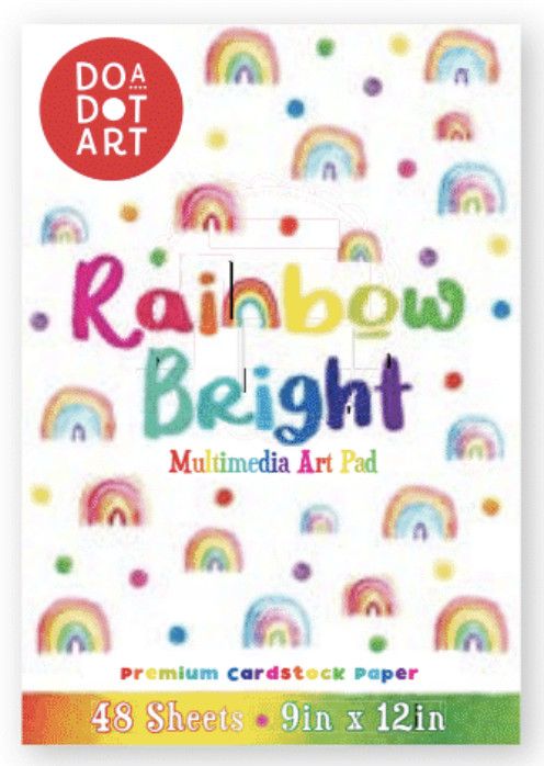 RAINBOW BRIGHT MUTLIMEDIA ART PAD