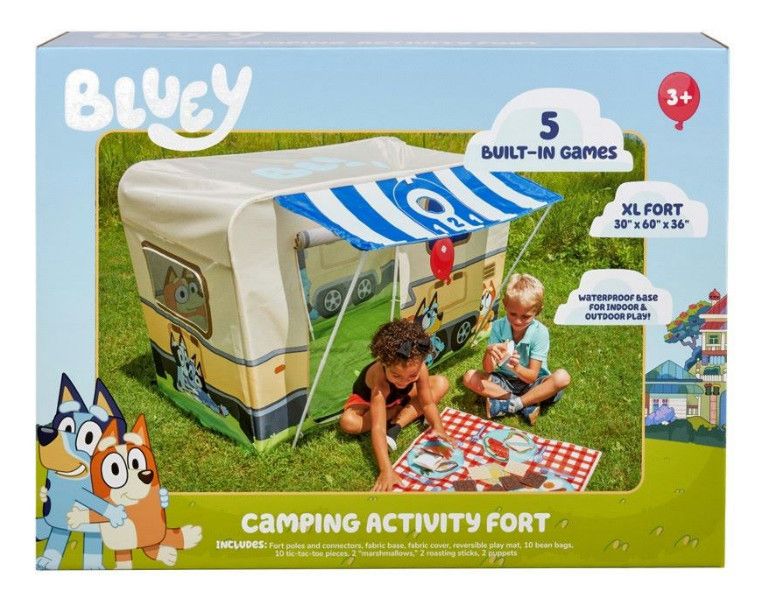 BLUEY CAMPING ACTIVITY FORT