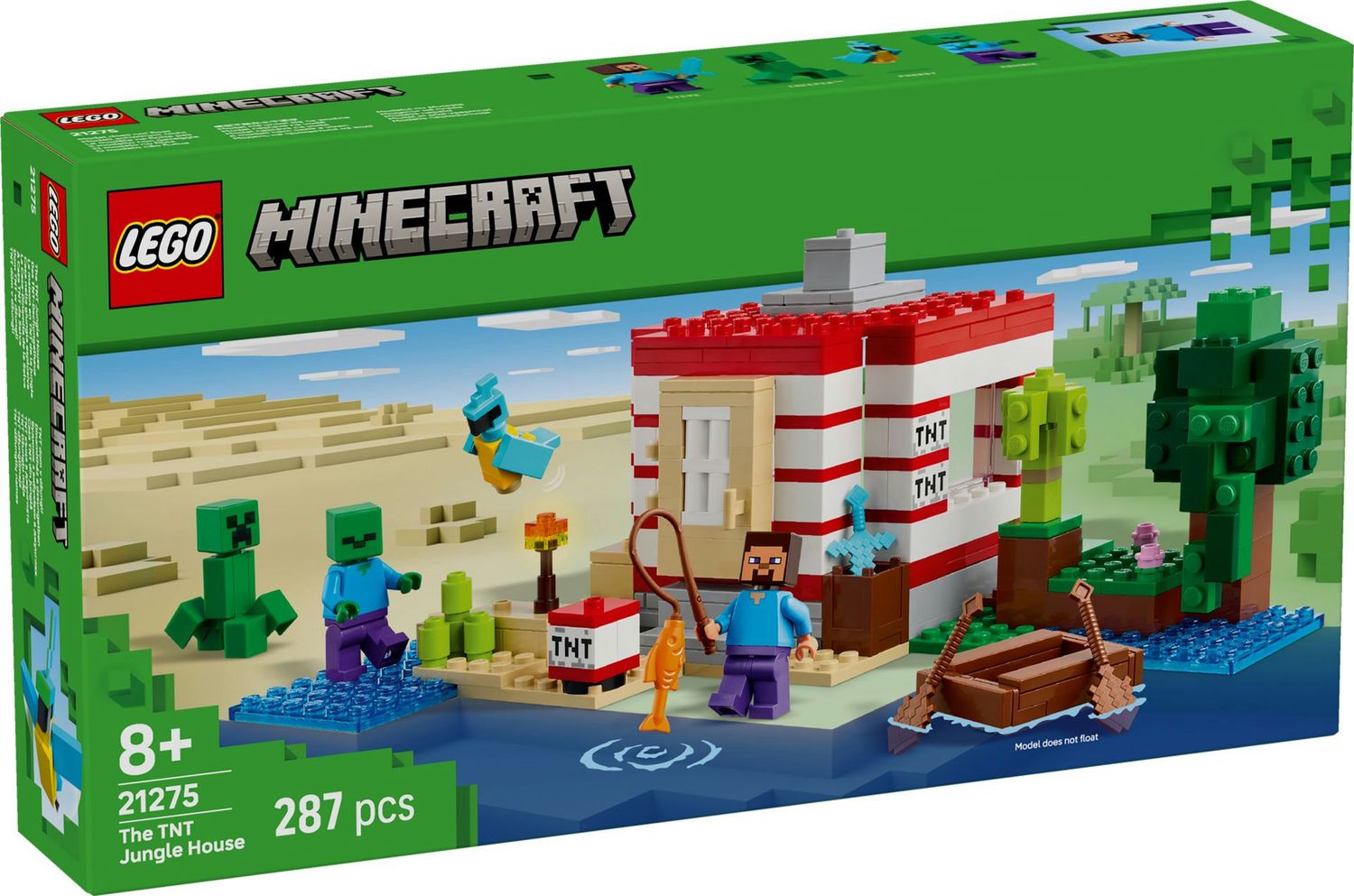 MINECRAFT THE TNT JUNGLE HOUSE