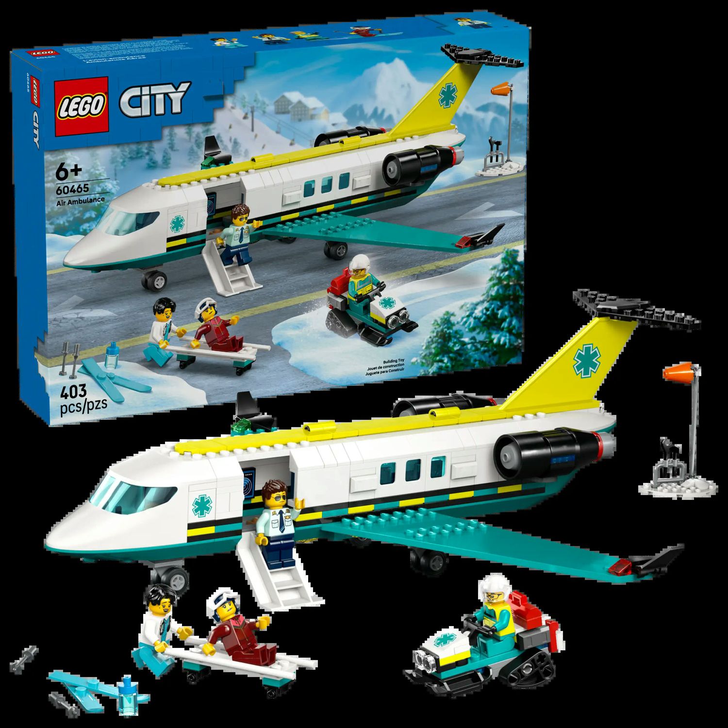 CITY EMERGENCY AIR AMBULANCE AIRPLANE