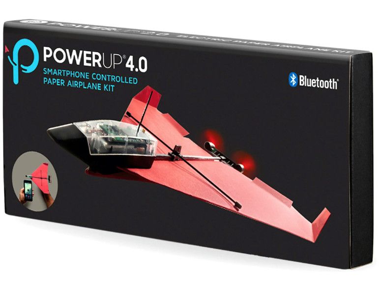 SMARTPHONE CONTROLLED PAPER AIRPLANE KIT RED