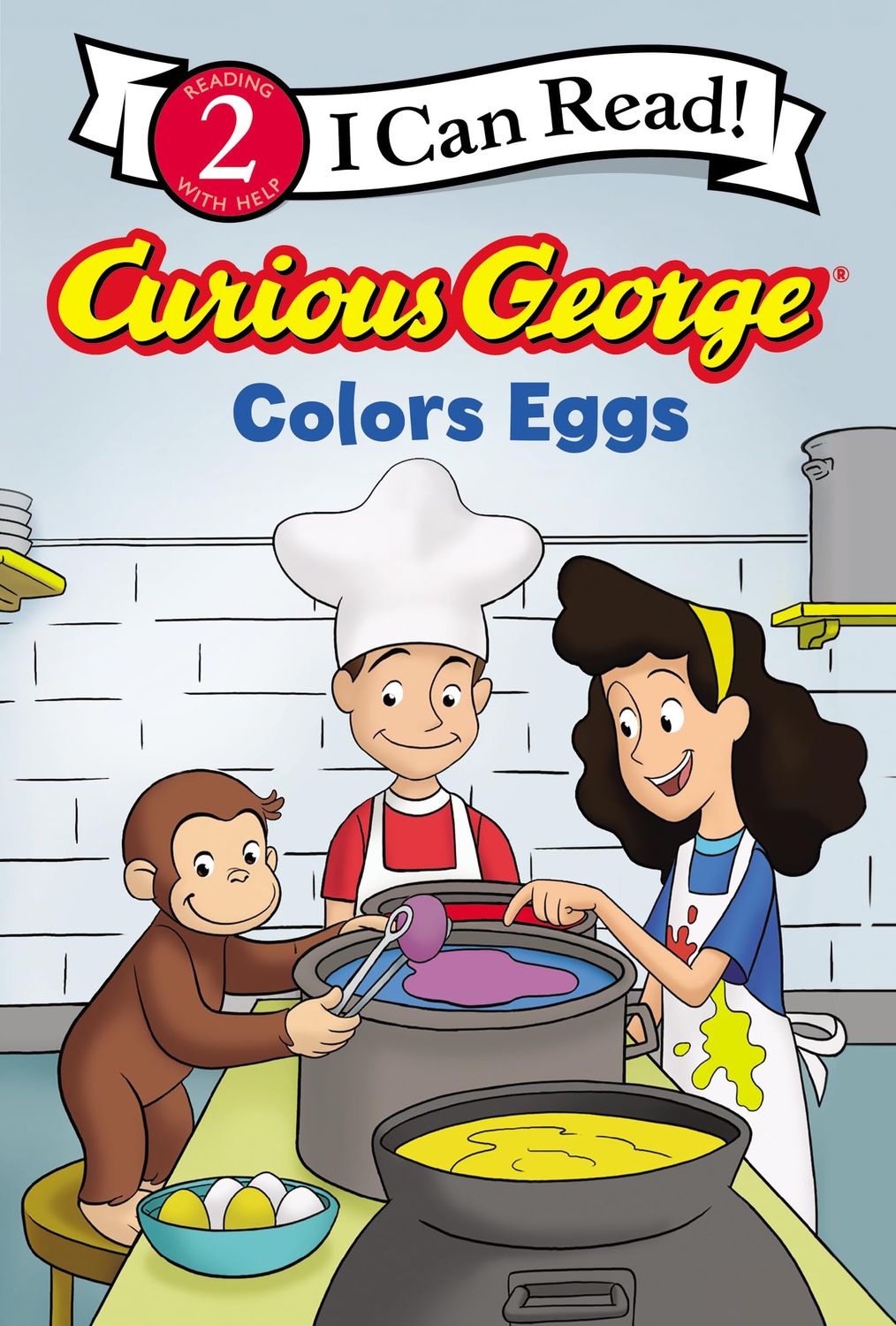 Curious George Colors Eggs LV2
