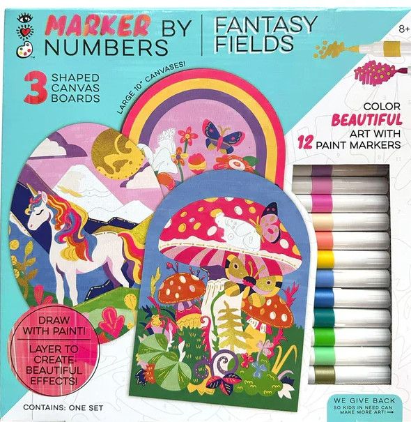 FANTASY FIELDS MARKER BY NUMBERS