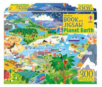 PLANET EARTH BOOK &amp; JIGSAW 300 PC