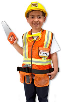 CONSTRUCTION WORKER PRETEND PLAY