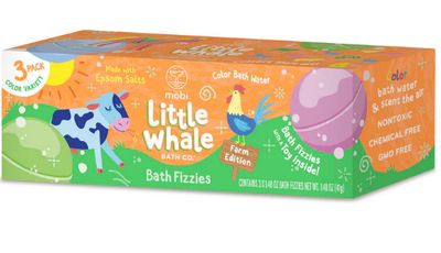 FARM BATH FIZZIES LITTLE WHALE