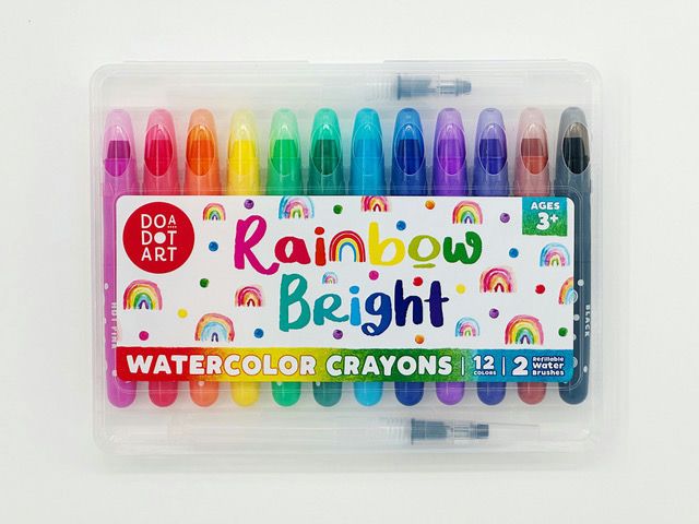 RAINBOW BRIGHT WATERCOLOR CRAYONS