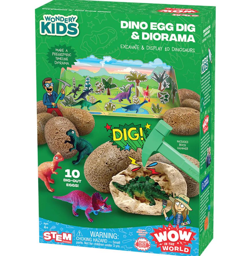 DINO EGG DIG &amp; DIORAMA