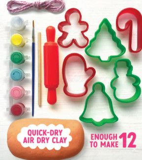 GINGERBREAD CLAY ORNAMENTS