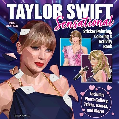 TAYLOR SWIFT SENSATIONAL STICKER PAINTING