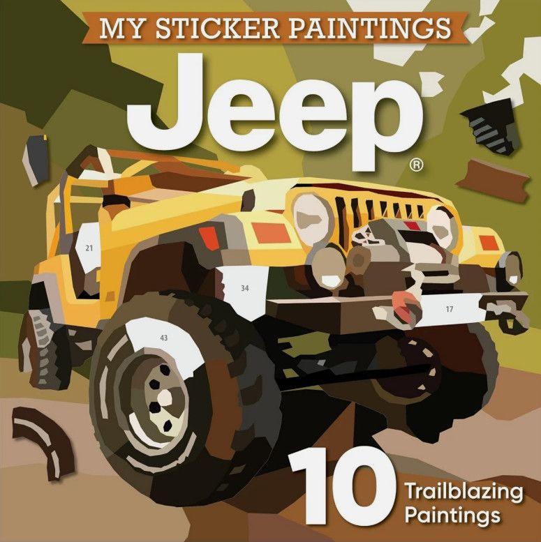 MY STICKER PAINTINGS JEEP 10 TRAILBLAZING PAINTINGS