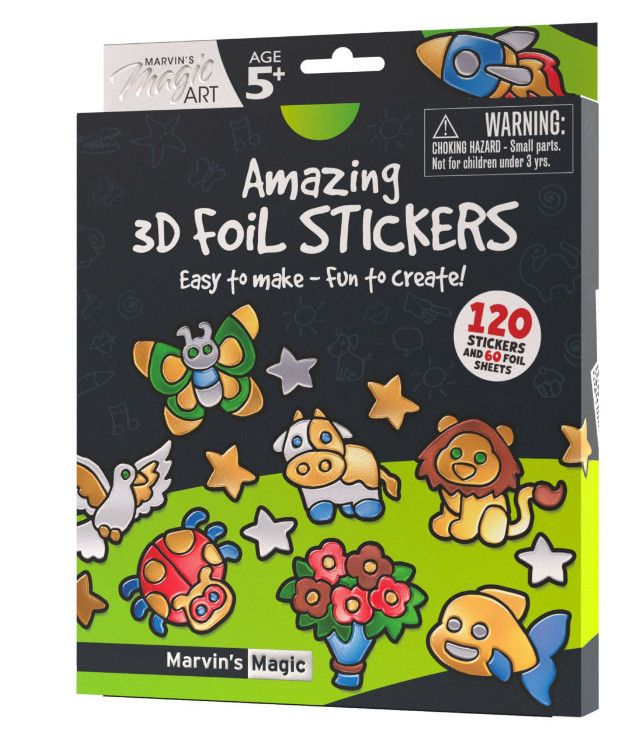 AMAZINIG 3D FOIL STICKERS