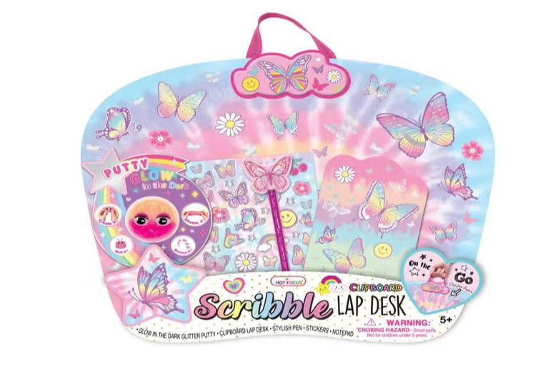 COMFY LAP DESK TIE DYE BUTTERFLY