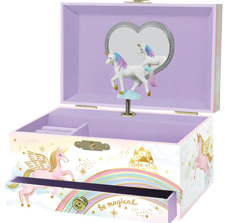 UNICORN MUSICAL JEWELRY BOX