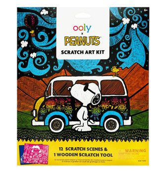 PEANUTS SCRATCH ART KIT