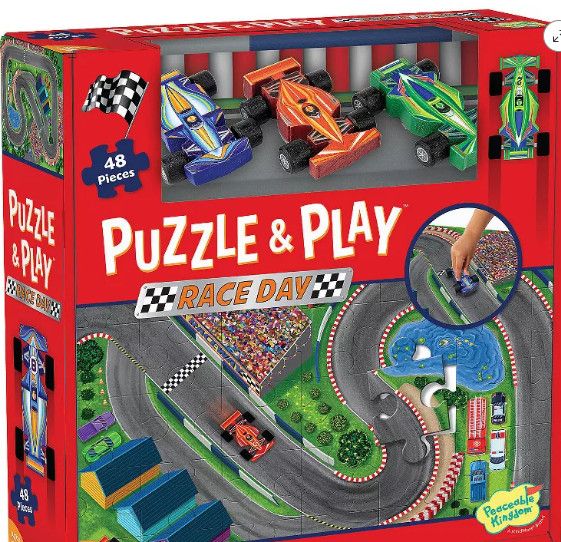 RACE DAY PUZZLE &amp; PLAY
