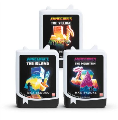 MINECRAFT AUDIO BOOK TONIES3PK