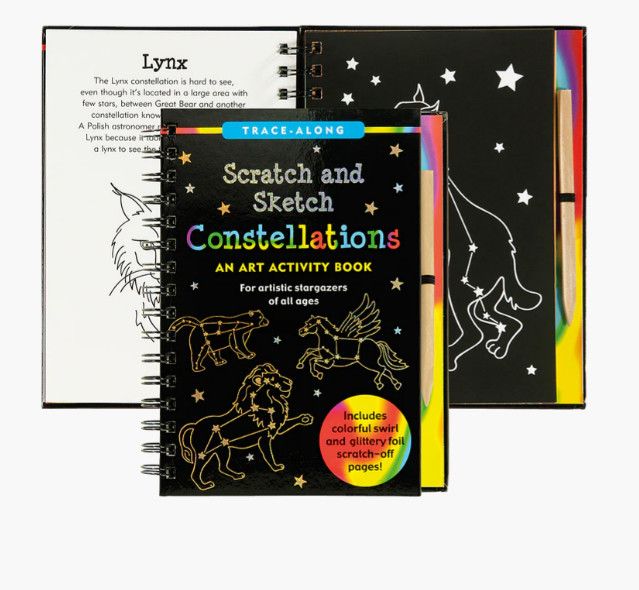 CONSTELLATIONS SCRATCH &amp; SKETCH
