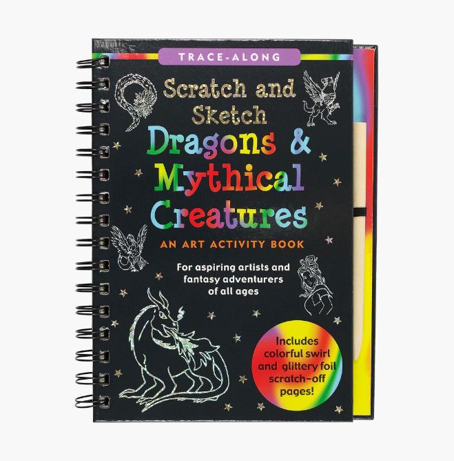 DRAGONS &amp; MYTHICAL CREATURES SCRATCH &amp; SKETCH