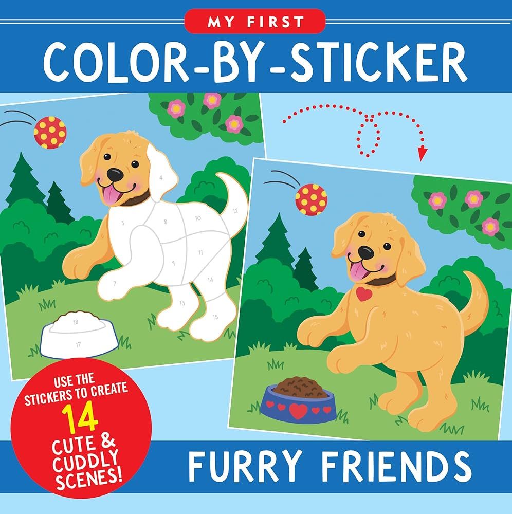 FURRY FRIENDS COLOR BY STICKER