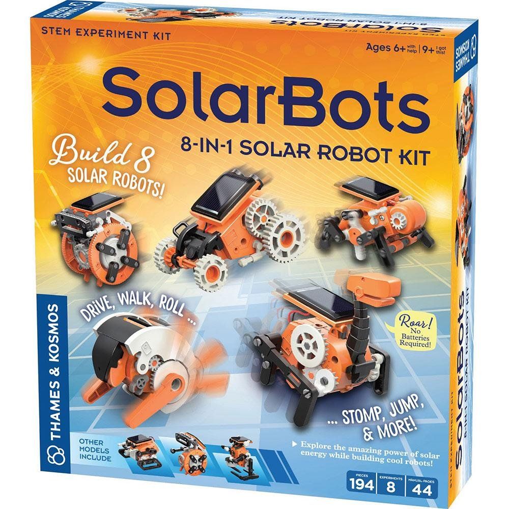 SOLARBOTS 8 N 1 SOLAR ROBOT KIT